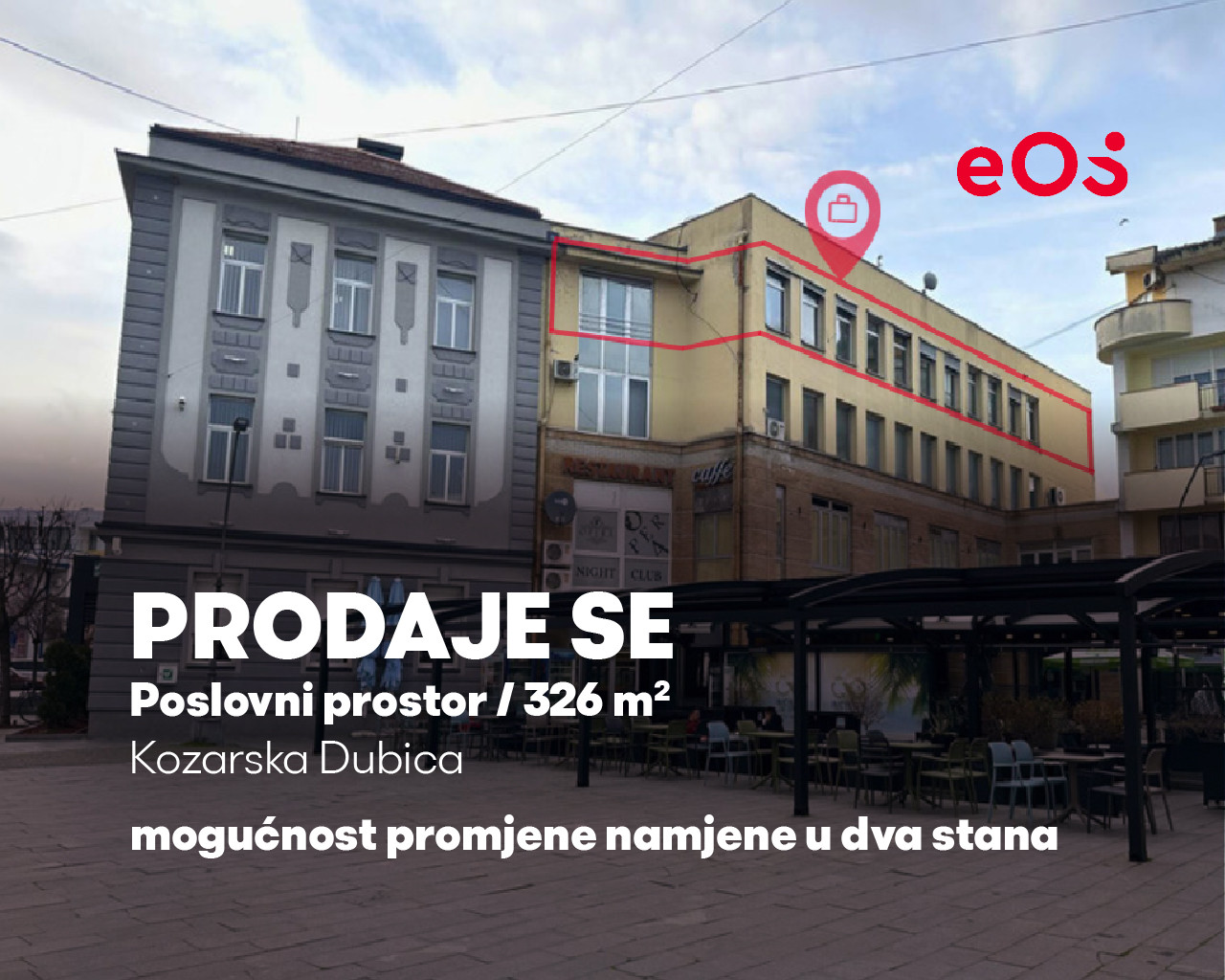 EOS / Poslovni Prostor / Kozarska Dubica / 326 m2