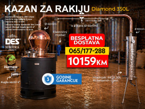 DES kazan za rakiju DIAMOND 350 L Subotica