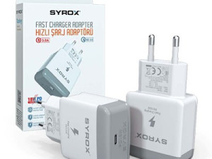 SYROX USB Brzi Punjač | 3.0A | 18W PD | Type-C Utor