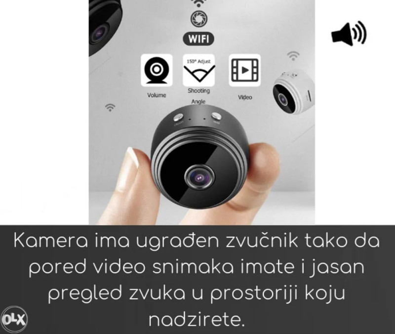BEZICNA MINI KAMERA SPIJUNSKA MALA KAMERICA KAMERE ZA VIDEONADZOR