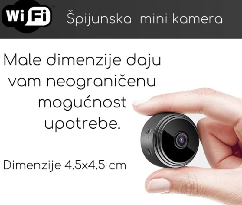 BEZICNA MINI KAMERA SPIJUNSKA MALA KAMERICA KAMERE ZA VIDEONADZOR