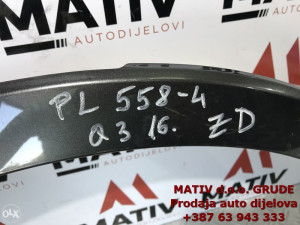Rubnik blatobrana zadnji DESNI Audi Q3 8U 8U0853818C