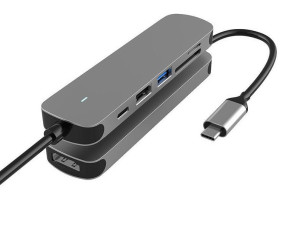 USB C HUB 6 u 1 HDMI USB 3.0 SD TF
