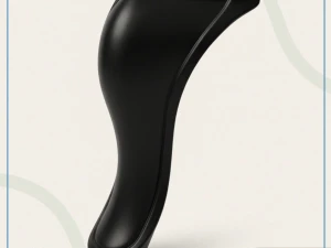 Noga/Nogica za namještaj Junus H-18 Crna