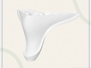 Noga/Nogica za namještaj Junus H-10 Bijela