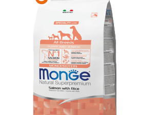MONGE SUPERPREMIUM ALL BREEDS LOSOS I RIŽA 12 kg