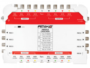 Multiswitch 9/8 sa dodatnim napajanjem, kaskadni AMS9X8