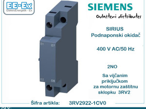 SIEMENS Podnaponski okidač 2NO 3RV2902-1AP0