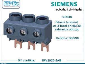 3-fazni terminal za 3-fazni priključak 3RV2925-5AB