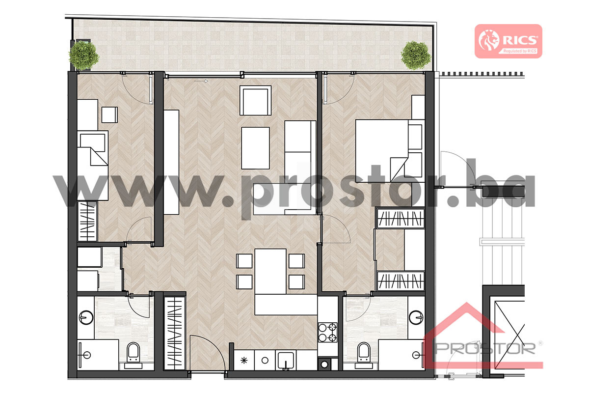 EKSLUZIVNA NOVOGRADNJA CENTAR! Stan 36-298m2! 14