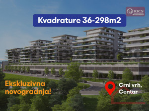 EKSLUZIVNA NOVOGRADNJA CENTAR! Stan 36-298m2!
