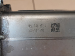 03L131512C hladnjak EGR VENTILA Vw Audi Škoda 08-14
