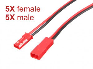 JST RCY 2pin konektor connector BEC ESC RC FPV