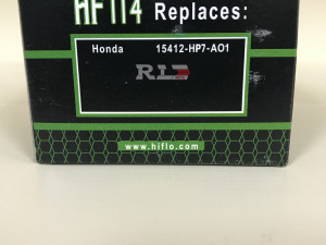 Filter ulja Hiflo HF114 HONDA Pioneer, TRX