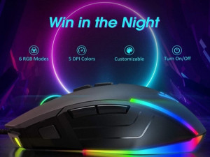 GEJMERSKI MIŠ led svjetla RGB miš za igranje