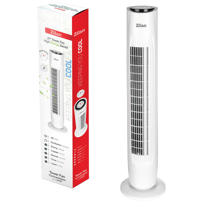 Zilan ZLN3437, Ventilator stupni, 45W, 80 cm