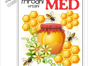 NALJEPNICE ZA MED, etikete, rakija, vino