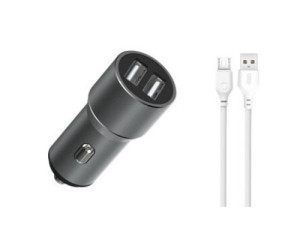 XO TZ09 Car charger   Micro USB Cable 1m (13899)