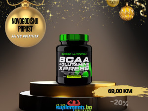 SCITEC BCAA    GLUTAMINE XPRESS CITRUS MIX (600g)