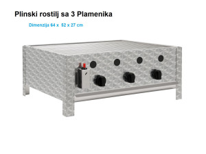 Plinski Rostilj Inox 10KW, Profi Gas Plin