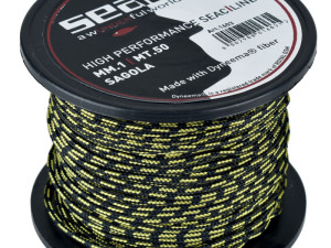 Dyneema konop SeacSub 1mm 50m crno-žuti