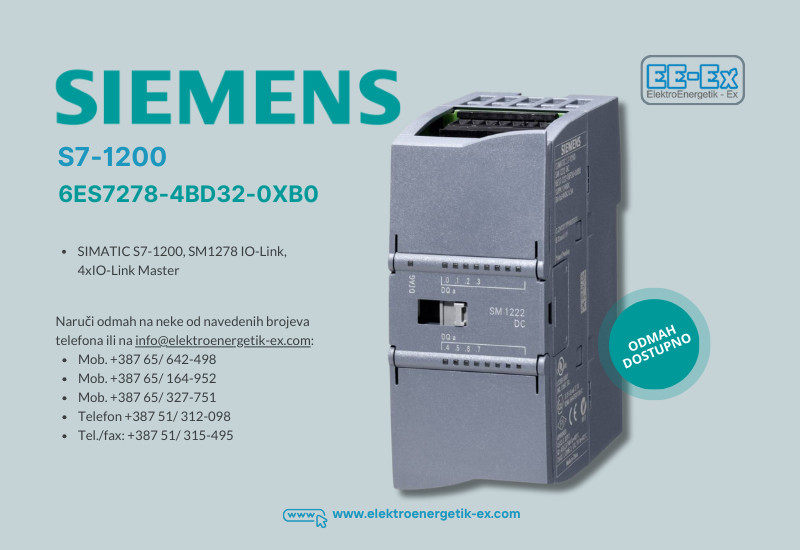 SIEMENS PLC S7-1200 SM1278 IO-Link 6ES7278-4BD32-0XB0