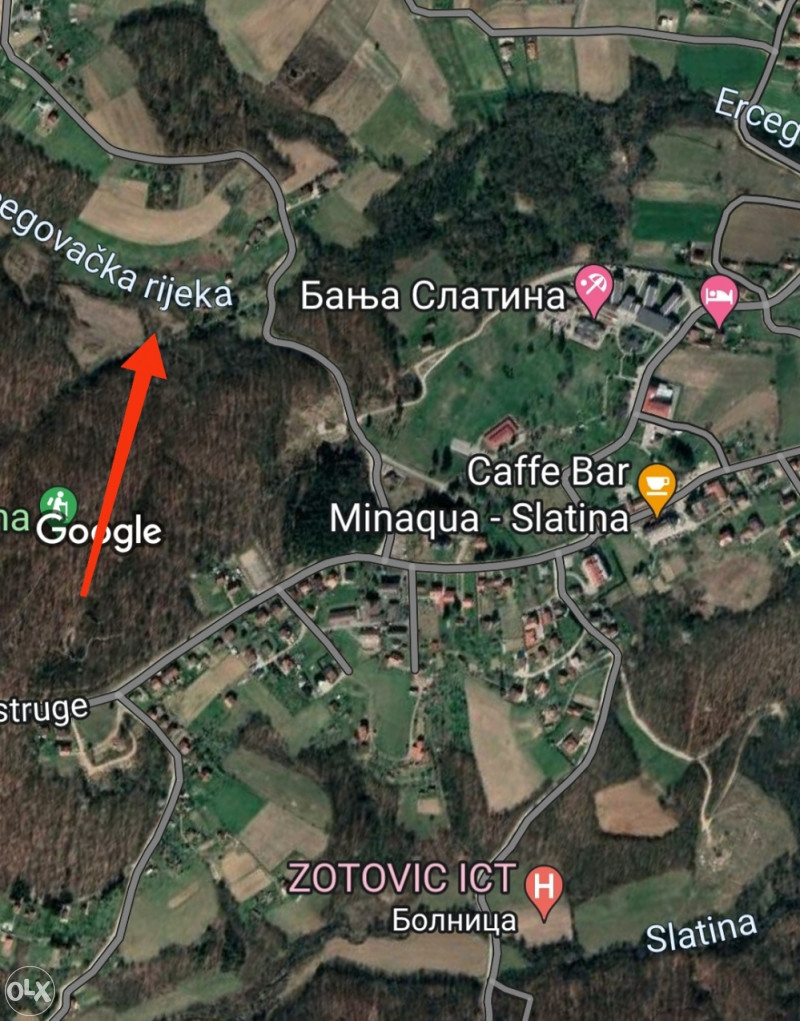 Prodajem plac, zemljiste u Slatini Laktasi 1900m2 2