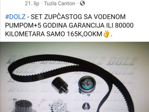 Zupcasti SET 5 godina garancija Audi, škoda, vw, seat 1