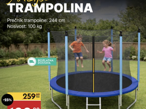 Trambolina trampolina 2.44m 3.05m 3.66m 4.27m