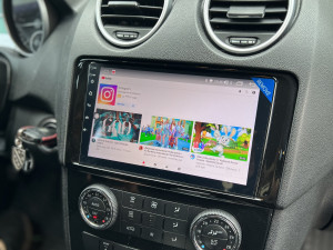 Mercedes ML W164 Navigacija Android 4+64GB QLED CarPlay