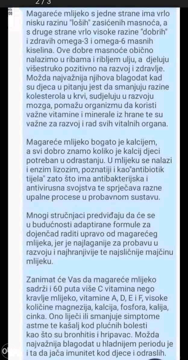 Magarce mlijeko domace litar broj 062 048 468 il viber