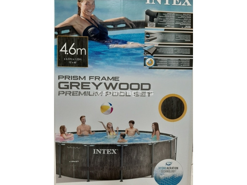 Bazen INTEX 457x122cm GREYWOOD *NOVI MODEL* Top ponuda!