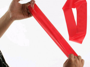 Fitnes elastična pilates traka za vježbanje - kružna