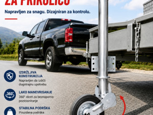 Potporni tocak za auto prikolicu