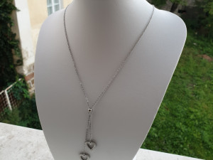 Ženski lančić s privjeskom, hirurški čelik