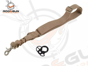AIRSOFT 1 POINT SLING BUNGEE sa montažom / Remnik- Tan
