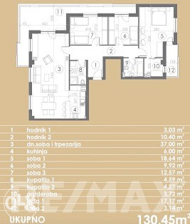 USELJIV penthouse, 130m2 22