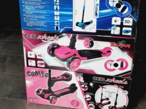 Trotinet romobil djecu djeciji svijetleći igračke 2u1