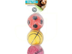 Pawise Sponge Ball 3 lopte igračke za pse