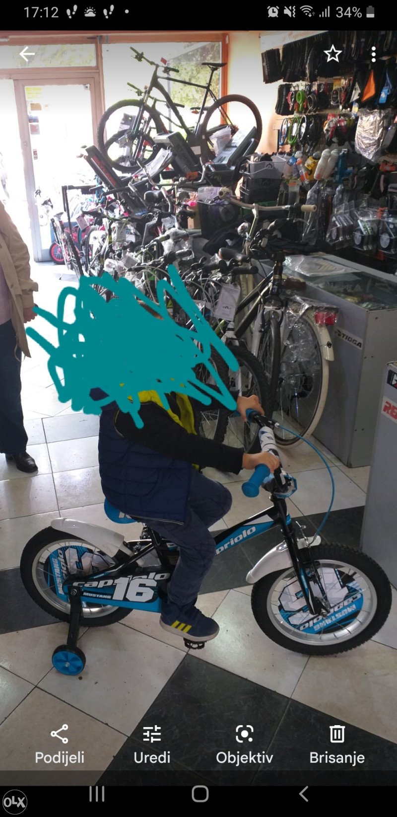 Djecije biciklo, polovno, kupljeno novo