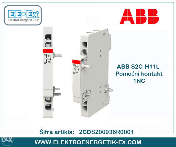 Disjoncteur 4 pôles - abb s204 - 16a - courbe b - bornes à vis - 10ka