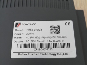 Frekventni regulator 2,2kw trofazni POWTRAN
