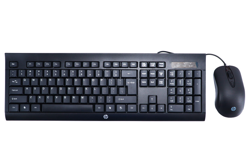Tipkovnica i miš žičani set HP km100 Tastatura/Miš set