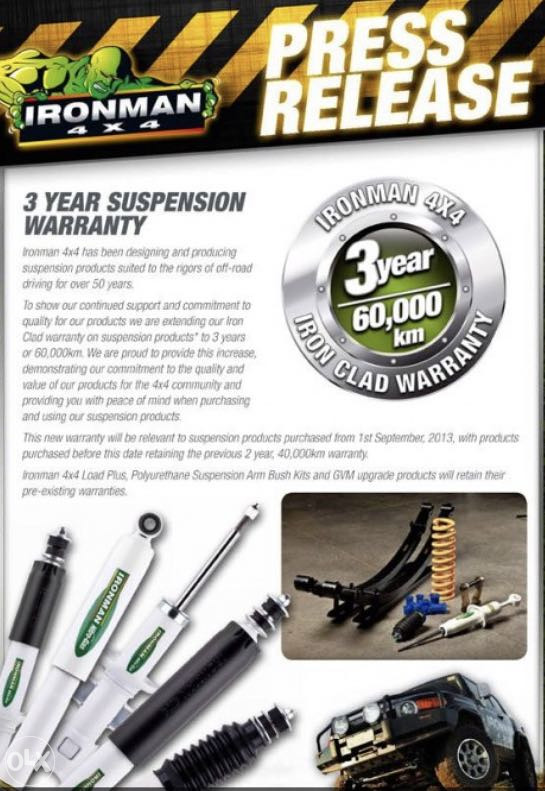 DACIA DUSTER LIFT KIT IRONMAN4x4 Australija