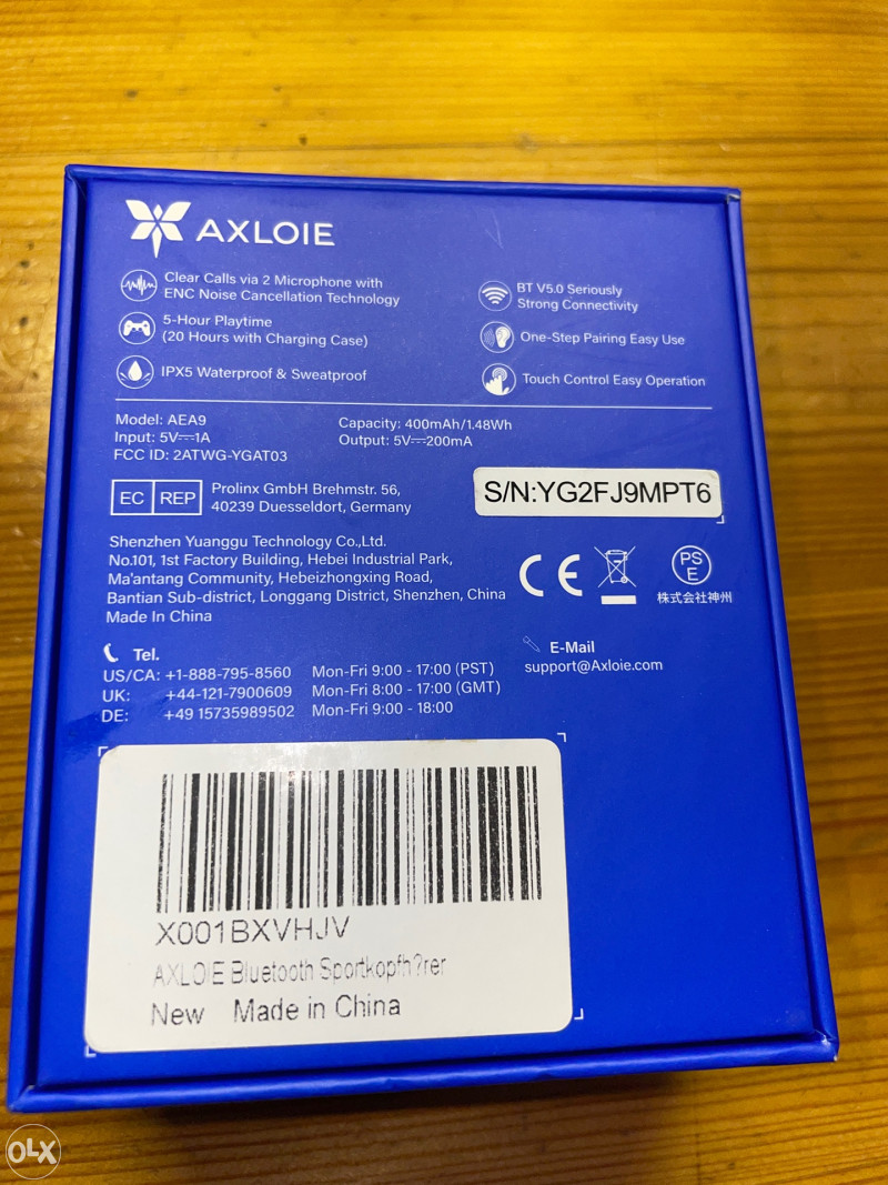 Axloie wireless slušalice, earbuds