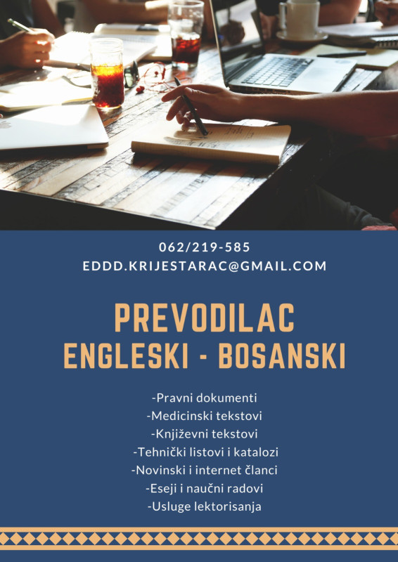 Prevod - bosanski-engleski/engleski-bosanski
