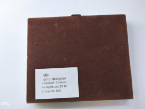 Umjetnička slika, zlato, na zlatnoj foliji (23 karat)