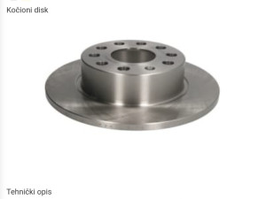 Zadnji disk golf 5 V audi a3 astra F