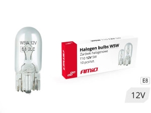Halogena sijalica AMIO T10 W5W 12V 020327