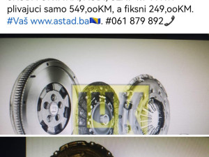 Set kvacila sa zamajcem golf v 1.9.77kw  LUK